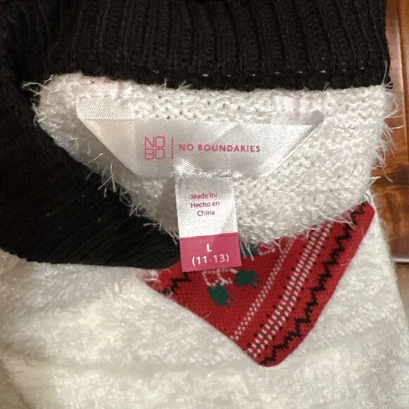 Women’s Christmas Outfit XL Tank Top and L Skirt Set Soft Fuzzy No Boundaries - Picture 10 of 16